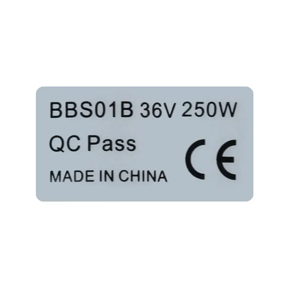 20pcs 36V 250W 48V500W Bafang Mid Drive Motor Sticker For BBS01/02 BBSHD EBike Motor Electric Bicycle Conversion Kit Sticker