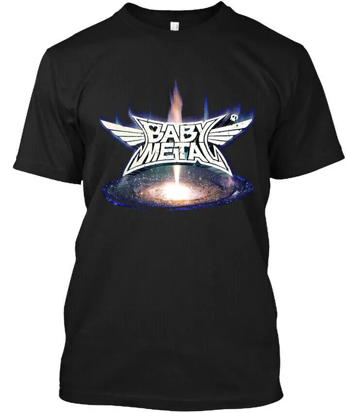 Babymetal Metal Galaxy Japan Death Metal Band O-Neck Tshirt Men Casual Short Sleeve Tee Couple Streetwear Summer Fashion Tops