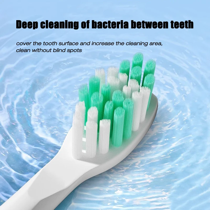 Replacement Brush Heads for Seago Electric Toothbrushes E1-9/SG2303/SG575 Vacuum Packing