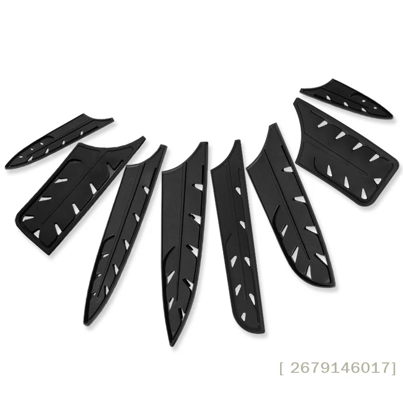 {Summer2} 3-8 Inch Kitchen Knife Sheath Black Plastic Knife Protector Cover Edge Guards Case Kitchen Accessory〔YY26〕