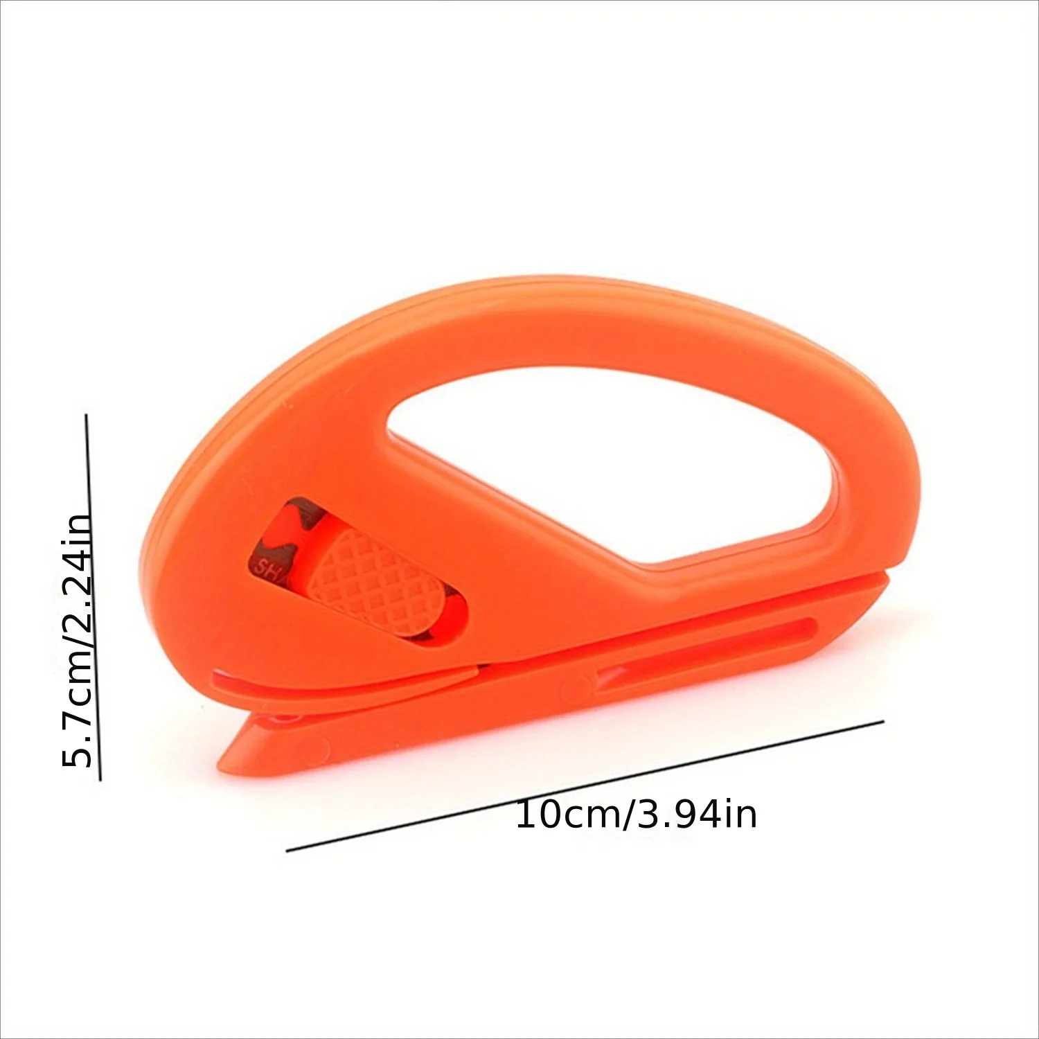 قاطعة ورق تغليف سهلة الانزلاق، تصميم شفرة حلاقة آمنة، مثالي لحرف تغليف الهدايا والاستخدام المكتبي لقطع مثالية #3