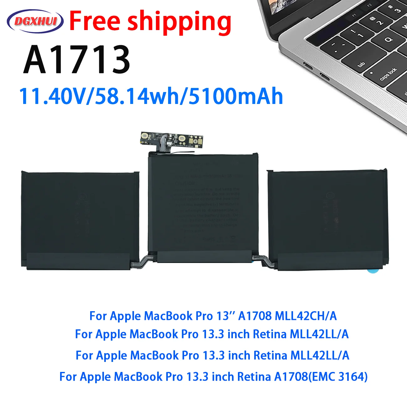Battery MacBook Pro 13 A1708 -AliExpress