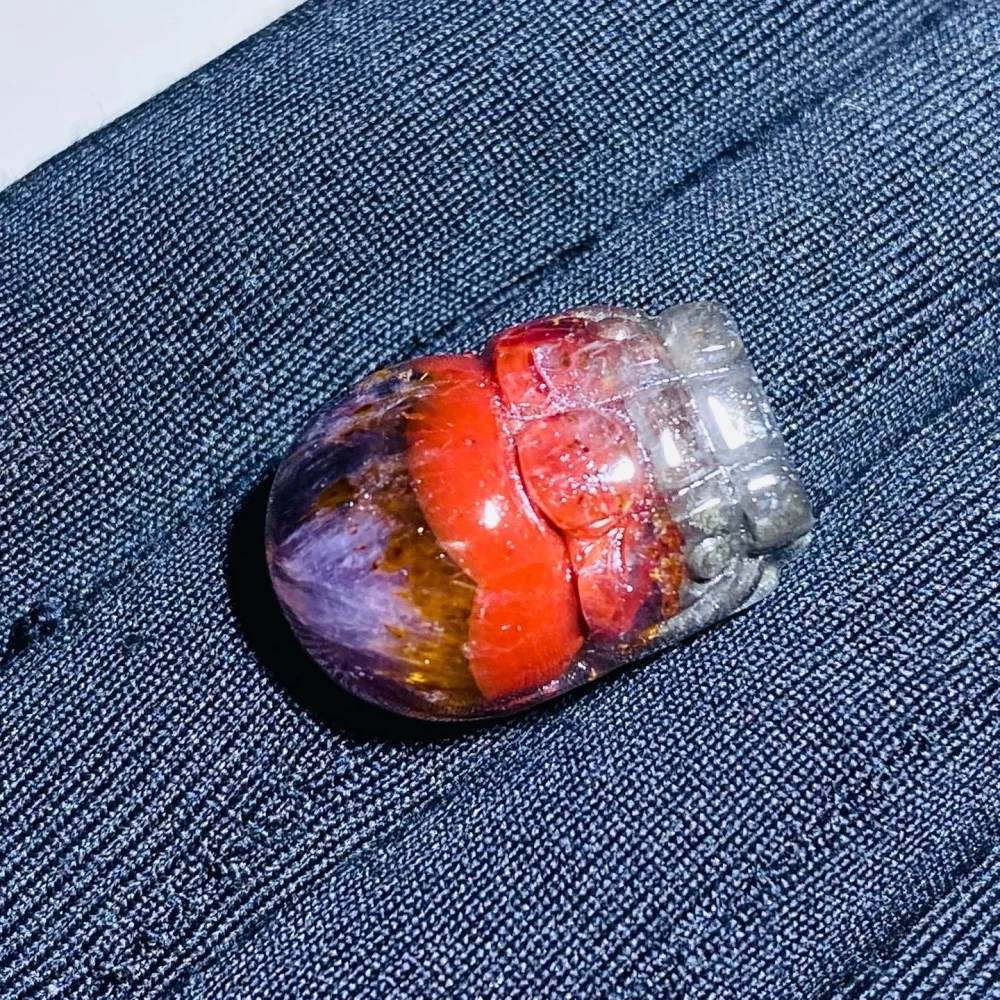 1PCS Natural High Quality Aurora Quartz Pixiu Dragon Turtle Carving Polished Reiki Healing Feng Shui Energy Room Decor Gift