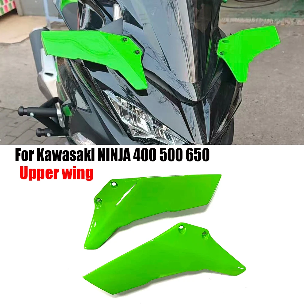 

for Kawasaki NINJA 400/ 500/ 650 2018-2023 New motorcycle Accessories Aerodynamic wing spoiler fairing upper wing fixed-wing
