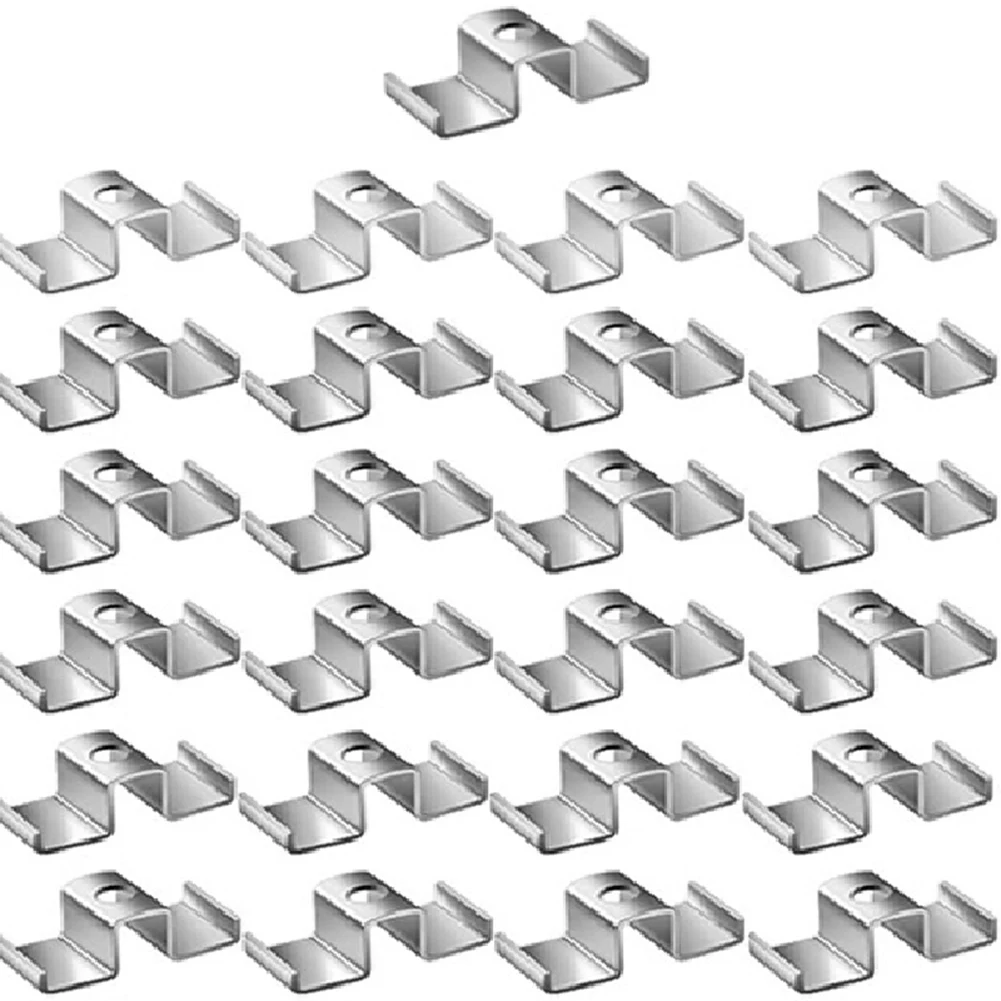 A68P-Grating Clip Saddle Clip Galvanized Carbon Steel For Screw Size 1/4 Inch For Industrial Flooring Drainage Systems