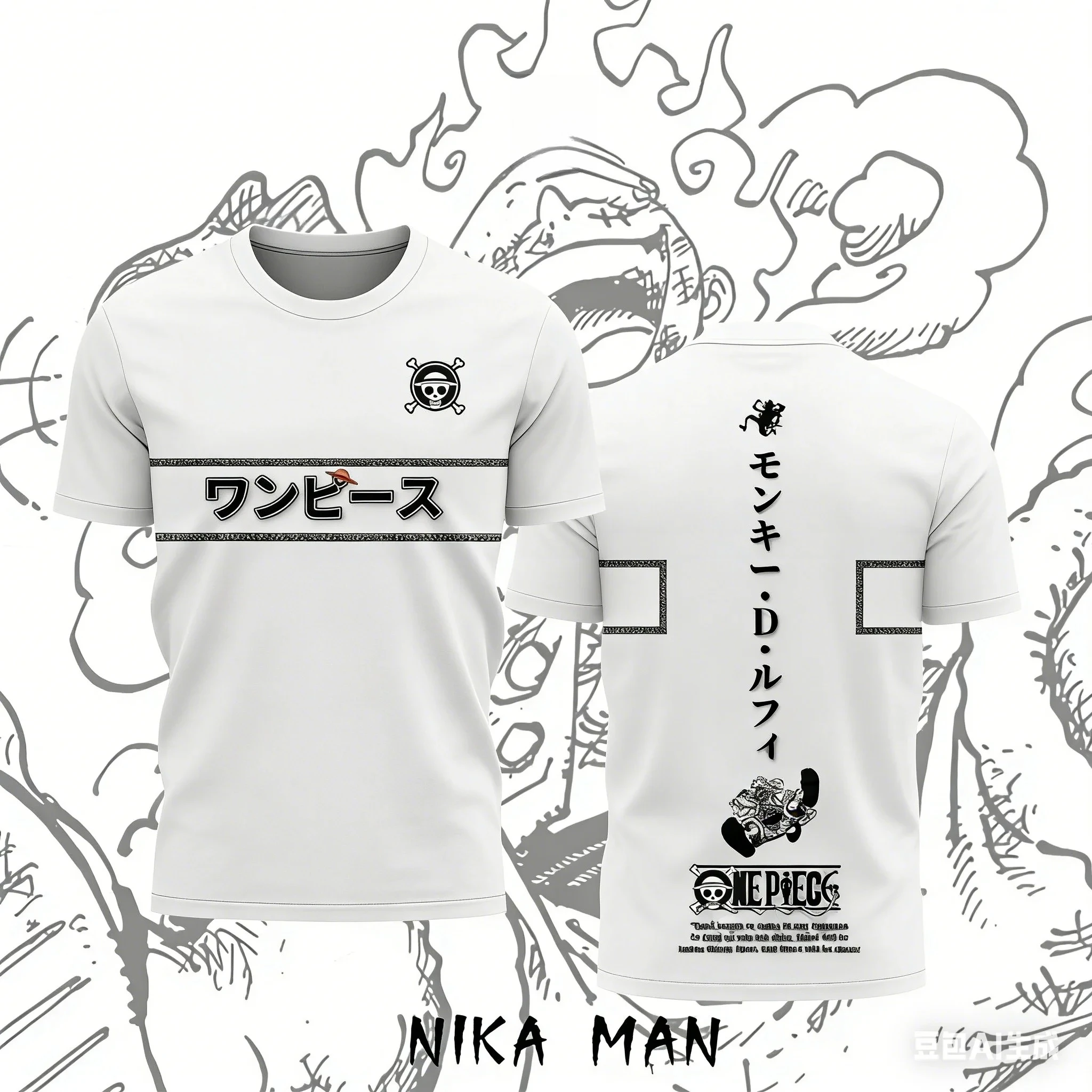 2026 One Piece Anime LUFFY GEAR 5 3D Print Football Jersey for Men's Tshirt Summer Sports Shirt Casual Tees Kids/Adult Tops Y2k