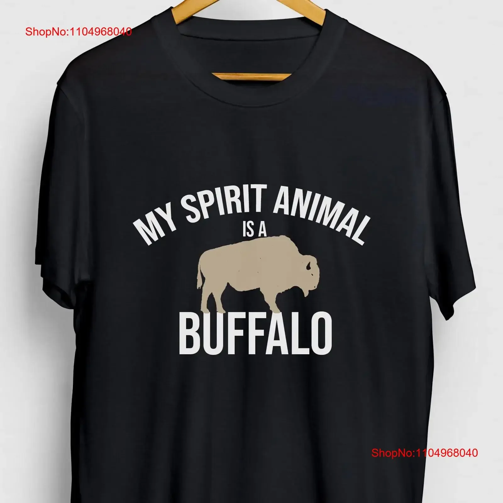 Buffalo T Shirt Bison Wyoming Western My Spirit Animal Is A Youth vintage Washed Stylish Comfortable graphic Casual Versatile