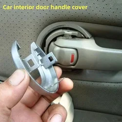For NISSAN 2005-2010 TIIDA LIVINA GENISS NV200 Door Inner Handle Trim Cover Interior Door Handle Silver Cover Half Circle Frame