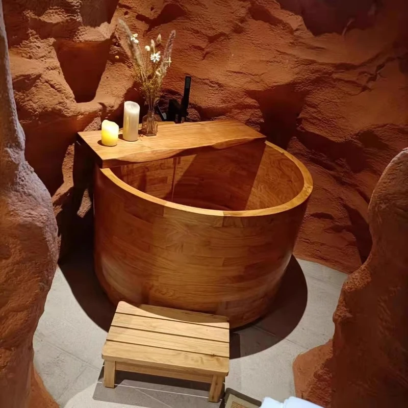tub adult bathtub bathtub bathtub solid wood   adult home whole body