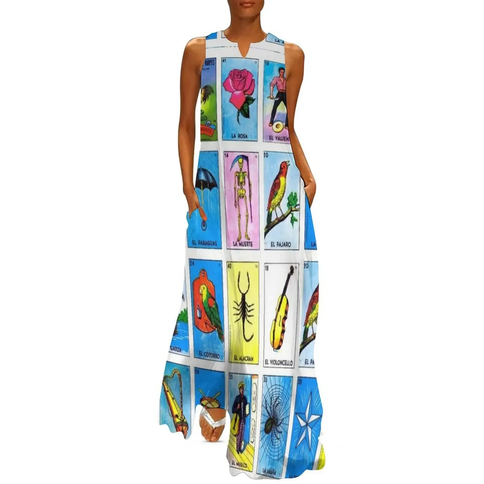 

Lottery / Mexican Bingo Long Dress prom dresses 2025 summer outfits for women 2025 Dress