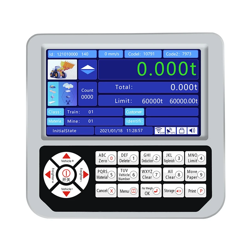 Customizable ABS Electronic PSD9000 Forklift Scale Weigh-in-Motion Weight Scales System Matched for Wheel Loaders/Excavators for