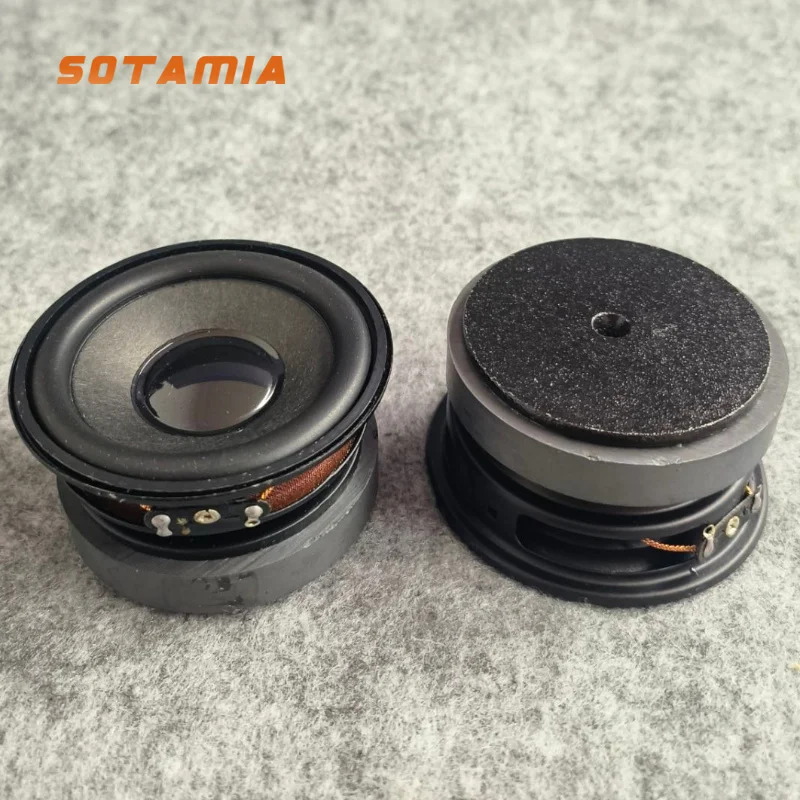 SOTAMIA 2pcs 2.5 Inch Full Range Power Speaker 4 Ohm 20W Home Smart Mini Audio Loudspeaker DIY Hifi Music Bluetooth Speaker