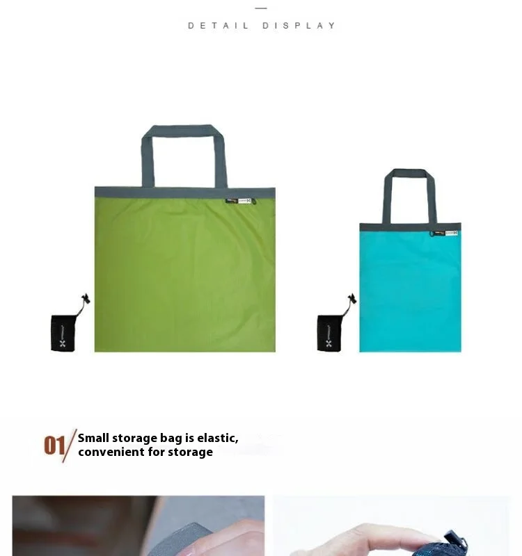 XENOSMILUS Mini Portable Eco-Friendly Shopping Bag, Lightweight and Waterproof, Ideal for Traveling, Storage and Shopping