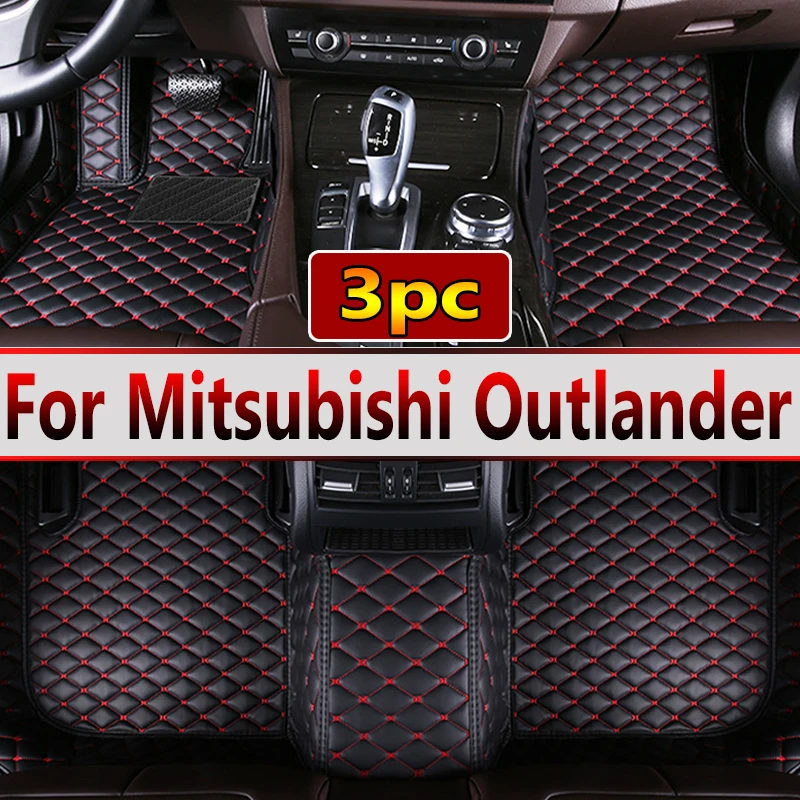 

Hybrid Vehicle Car Mats For Mitsubishi Outlander PHEV GN 2022~2023 5seat Leather Pad Car Floor Mats Tapis De Sol Car Accessories