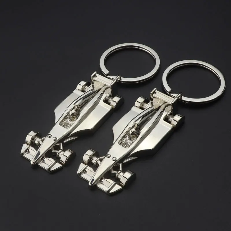 Shonemes Vintage Racing Car Truck Bus Keychain Creative 3D Jeep Key Rings Train Keyring Bags Charms Accessory Gifts