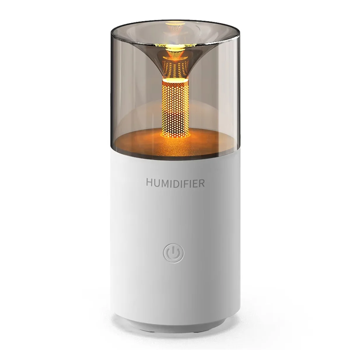 

Retails Candlelight Aroma Diffuser USB Electric Ultrasonic Mist Maker Air Humidifier for Car Fragrance Essential Diffuser White
