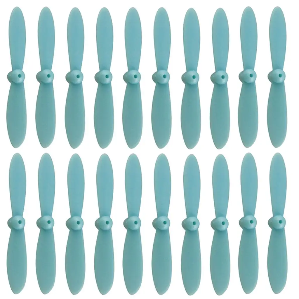 

20 pieces Propeller Propellers Airscrew Replacement for Upgrade Parts Accessory Blue