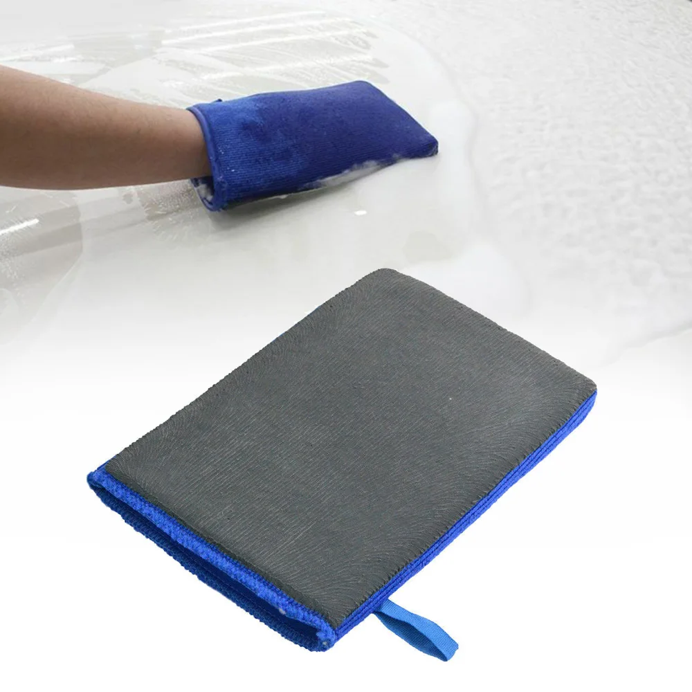 Mitt Car wash Gloves Reusable 1* Clay Bar For Detailing Polish 5.5*8.7\\\\\\\