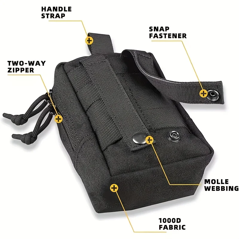 タクティカルアタッチメントパッケージ アウトドア EDC ポーチ ユーティリティ モール ウエストバッグ サバイバルツール 収納ポーチ 多機能ハンギングパック