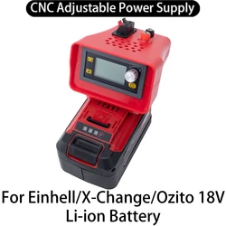 CNC adjustable power supply for Einhell/X-Change/OZITO 18V Li-ion battery Adapter voltage control CNC adjustable DC power supply