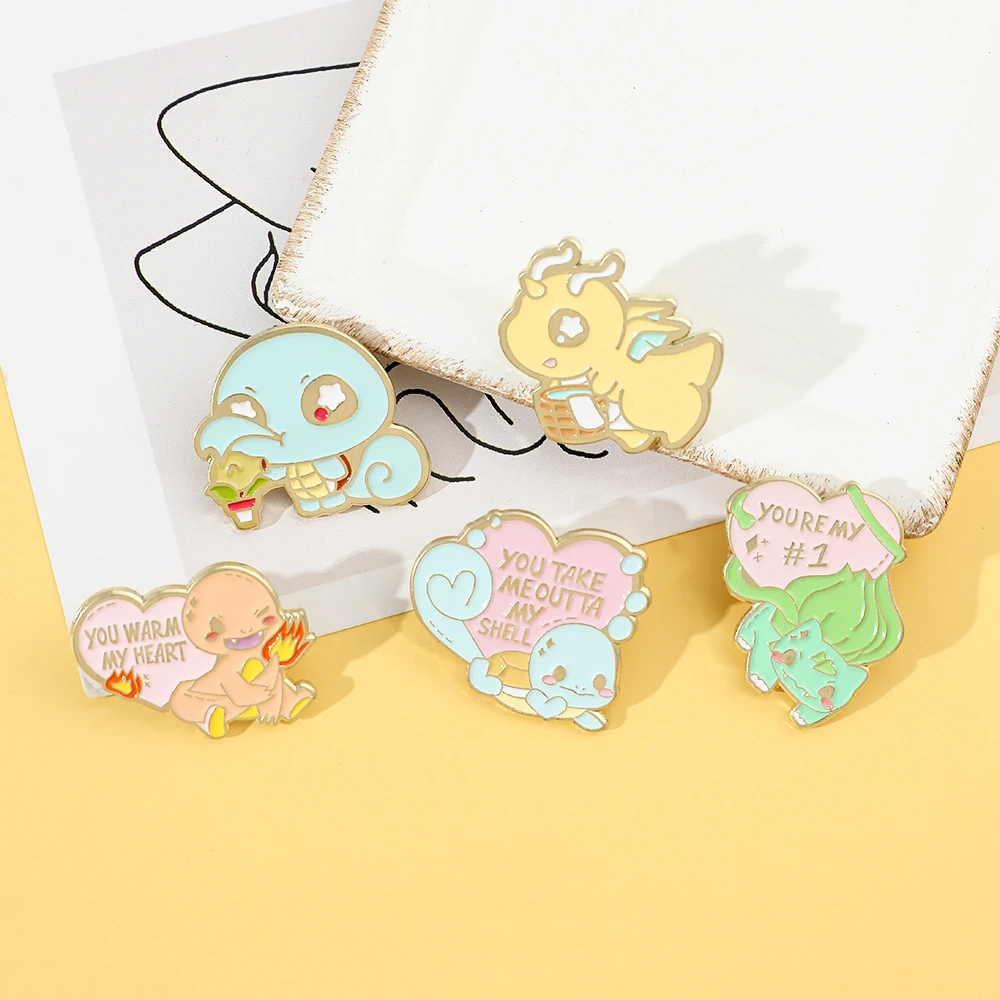 เข็มกลัดอะนิเมะน่ารัก 5 ชิ้น ล - Embroidery Textile บทวิจารณ์และราคา