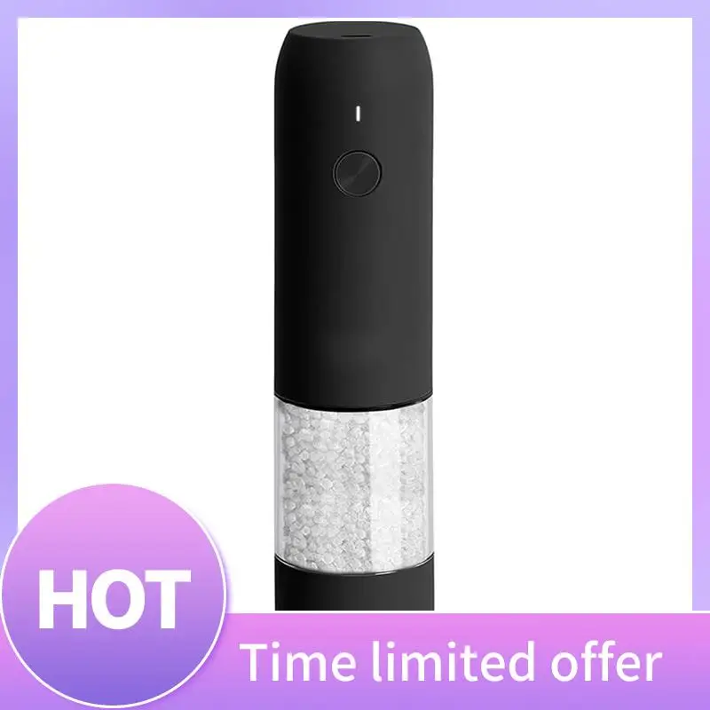 

A11R 2 Packs Automatic Electric Salt And Pepper Grinders - USB Rechargeable, Adjustable Grinding Levels