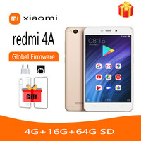 Global rom Xiaomi Redmi 4A  Celltphone 2GB 16GB Googleplay mobile phones celulares smartphone Cellphones android snapdragon