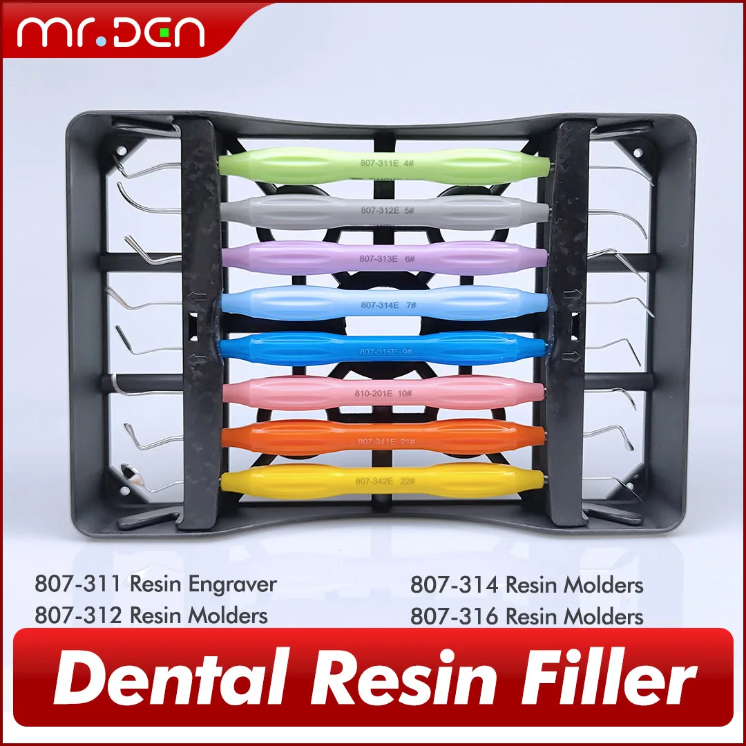Dental Resin Filler Aesthetic Dental Restoration Kits Modeling Instrument Plugger Dentist Surgical Instruments