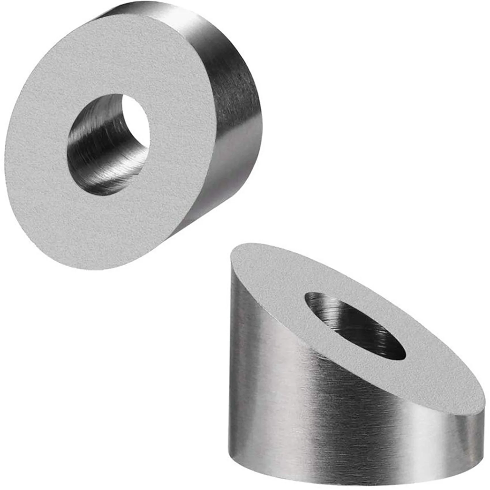 AB33-T316 Stainless Steel 1/4 Inch 30 Degree Angle Beveled Washer For 1/8 Inch To 3/16 Inch Deck Cable Railing Kit(30 Pcs)