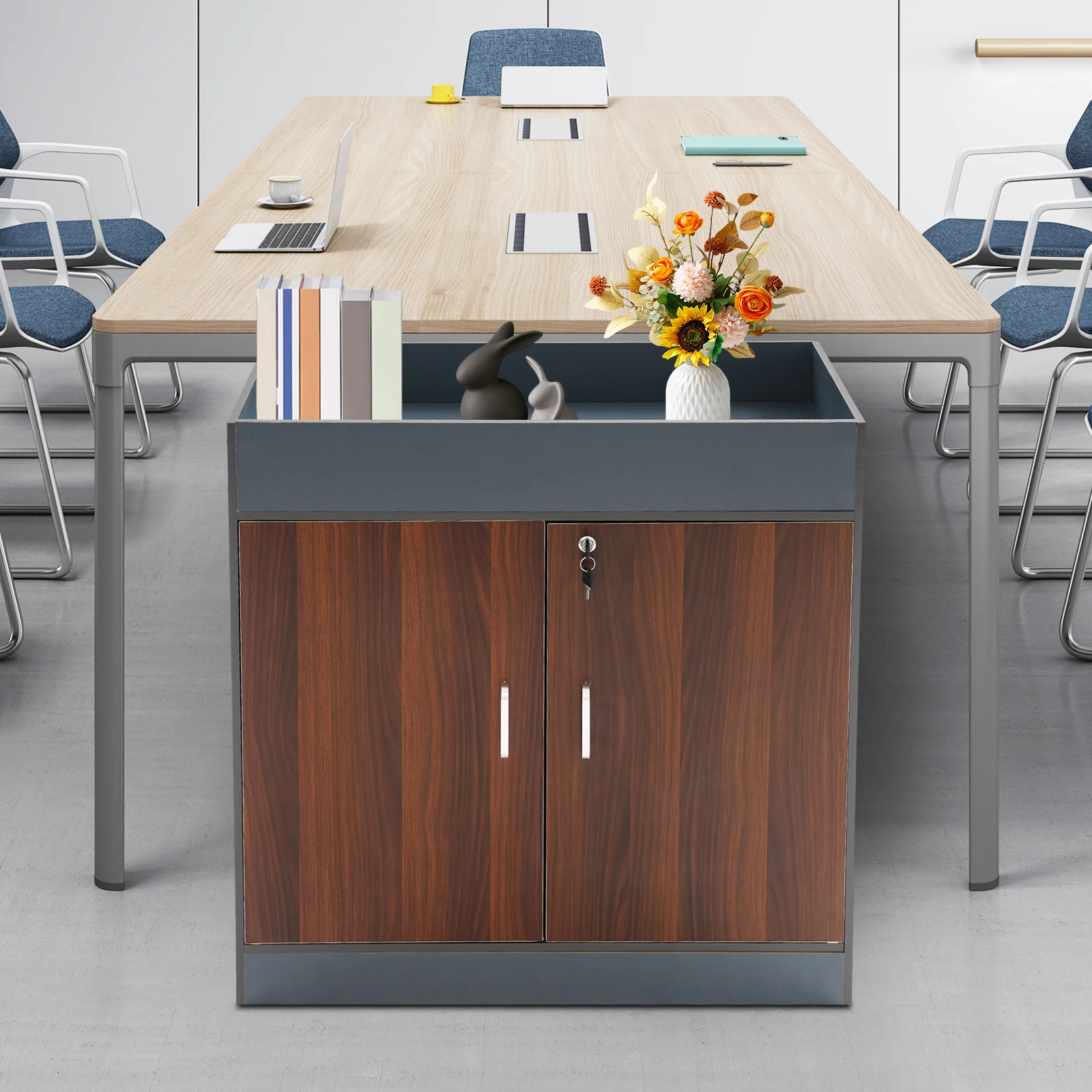 Armoire de rangement, armoire de rangement avec porte verrouillable pour bureaux, salles de classement, salles de finance, laboratoires