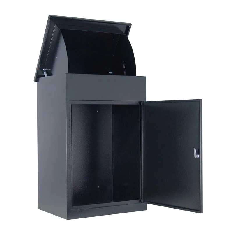 Customized Security Boxes Outdoor Metal Post Box Package Drop Extra Large Mailbox Porch Delivery Parcel Letter Delivery Box