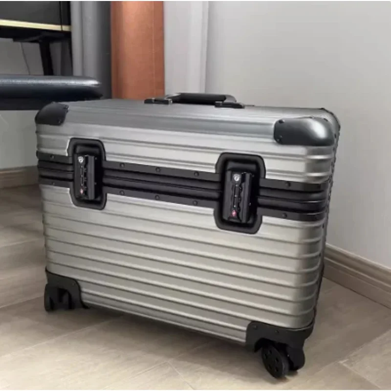 Travel Bags Business Carry On Aluminium Luggage Suitcases Trolley Pilot