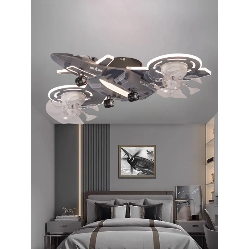 

Super Slim 360° Oscillating LED Ceiling Fan Light for Low‑Profile Ceilings, Modern Bedroom & Living Room Remote‑Control Fan Lamp