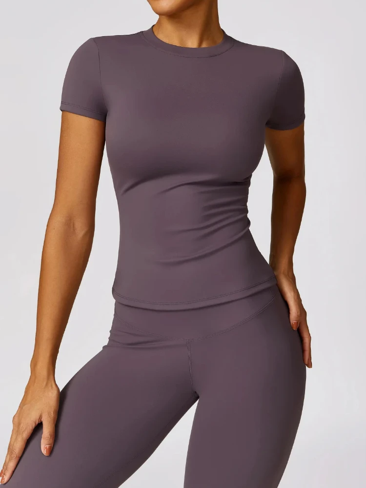 2 Pieces Yoga Set Women Tracksuits Workout Sportswear Gym Clothing Fitness Long Sleeve Crop Top High Waist Leggings Sports Suits