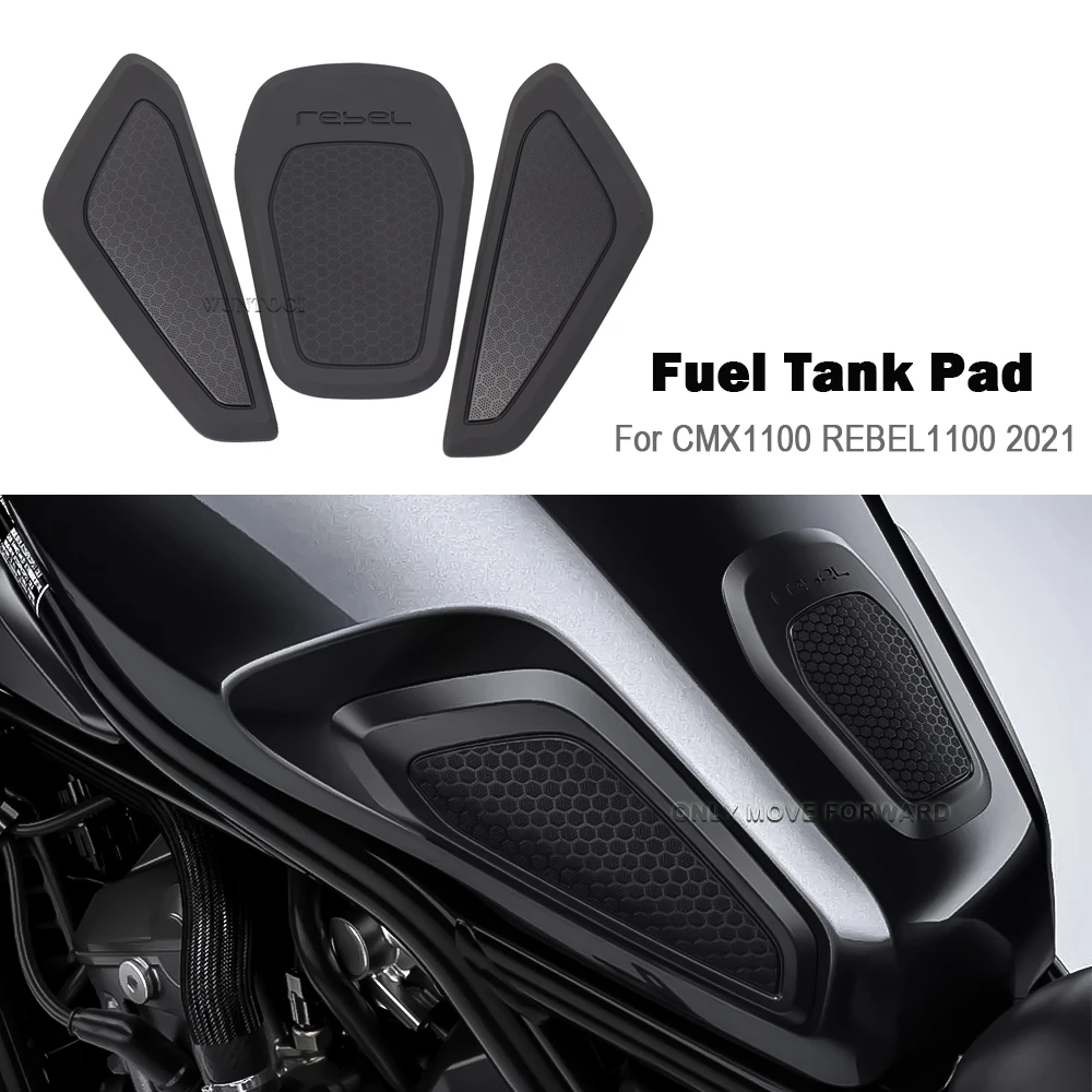 

For Honda CMX 1100 REBEL 1100 2021 Motorcycle Tank Pad Side Tank Pad Grip Non-slip Stickers Fuel Tank Traction Pad Rebel1100 CMX