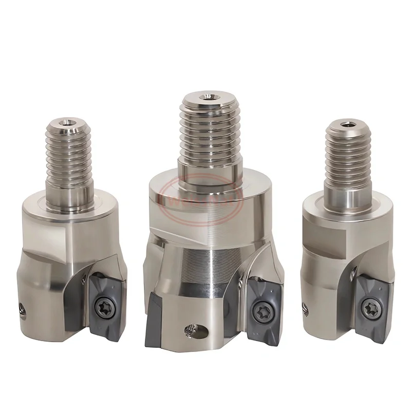 EAP400R Internal Coolant Threaded Head with Tungsten Steel Shockproof Shank for APMT1604 Carbide Insert