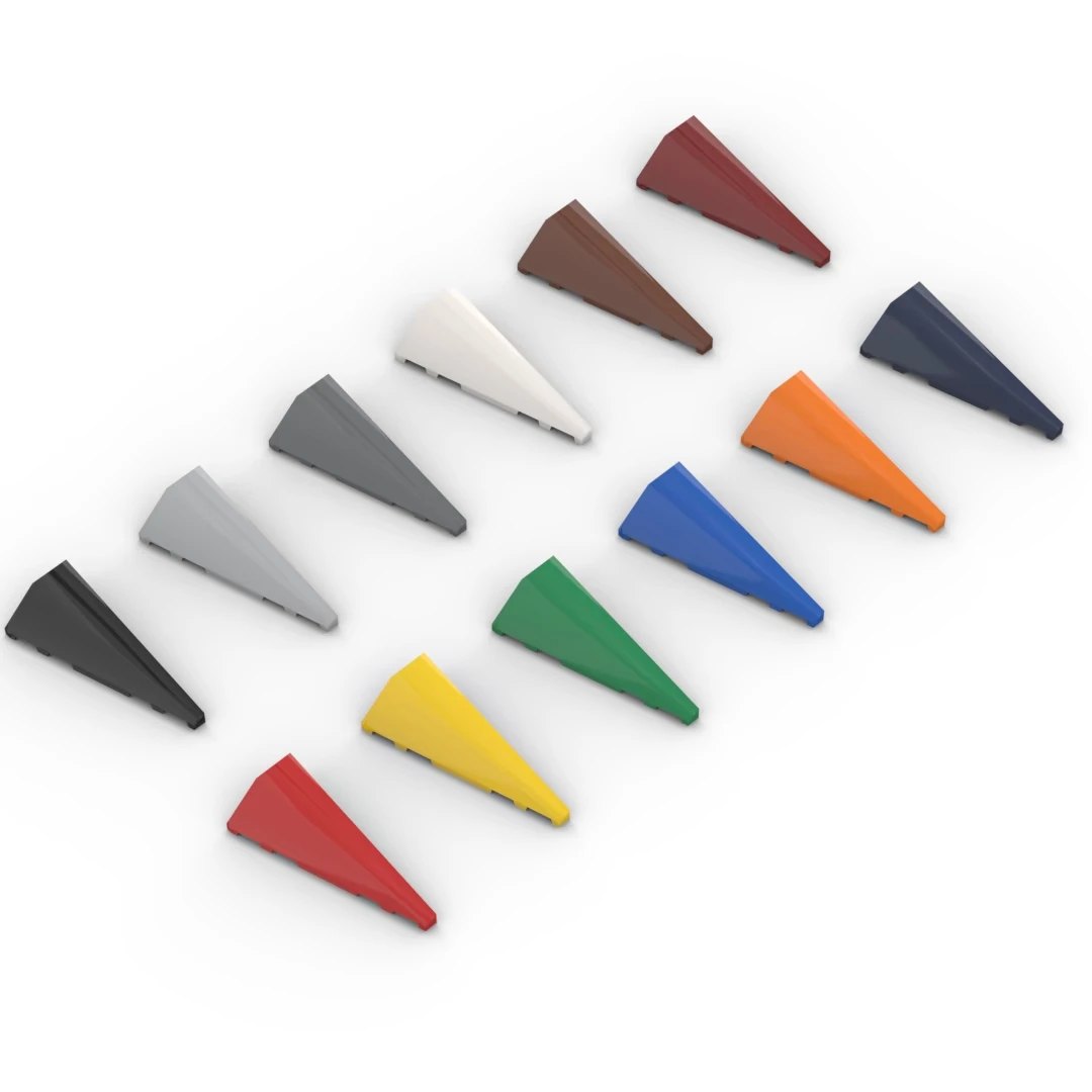 Small particle building block MOC 3505 2x5 wedge-shaped smooth surface right spare parts DIY assembly toy
