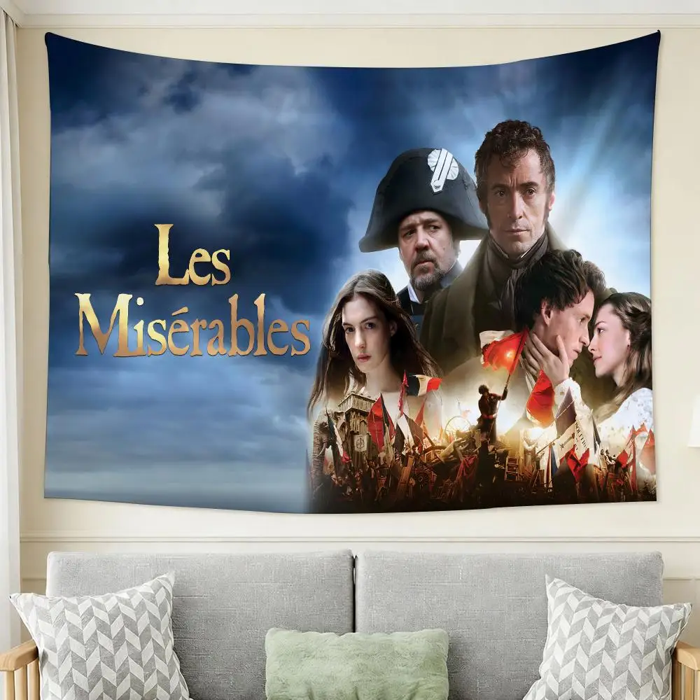 Moive L-Les Miserables Tapestry Tapestry Wall Hanging For Bedroom Dorm Living Room Decor Aesthetic