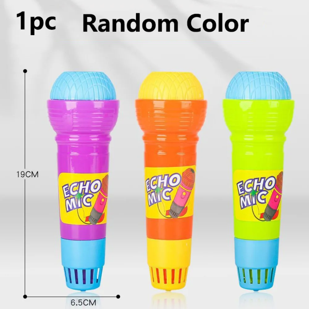 Funny Kid's Echo Microphone Toys No Batteries Required Enlightenment Simulated Microphone Physical Echo Portable