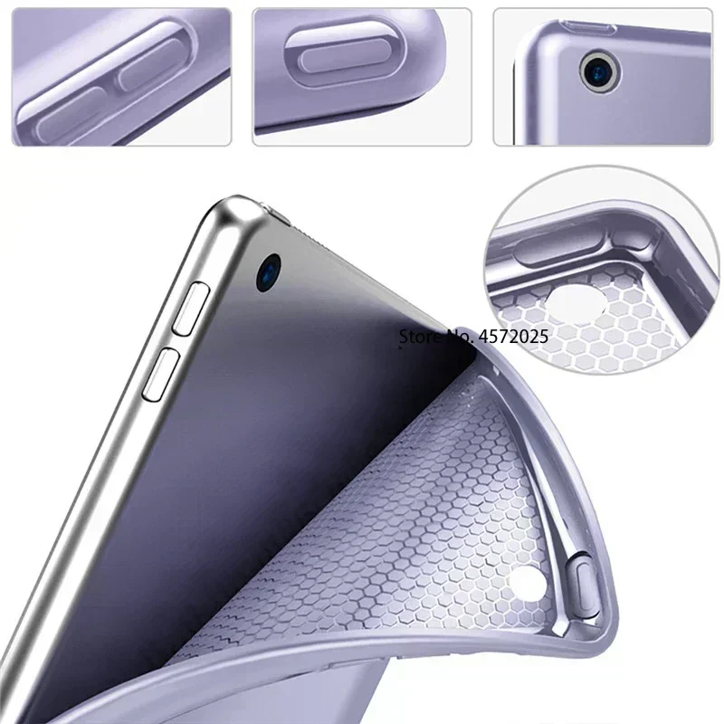 Penutup pintar untuk iPad Mini 5 casing 2019 2021 Mini 6 penutup silikon untuk iPad mini 4 casing Funda
