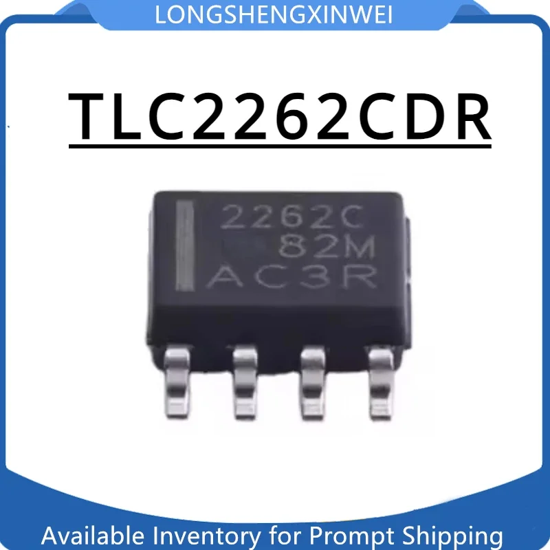 مكبر الصوت الأصلي IC رقاقة ، 1 ، TLC2262CDR ، TLC2262C ، SOIC8 ، جديد ، مكبر للصوت