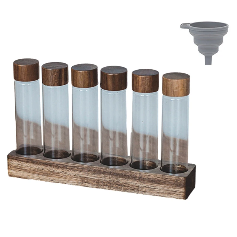 

Coffee Bean Storage Container Display Rack, Tea Tube Glass, Coffee Accessories Tools, Barista Coffee
