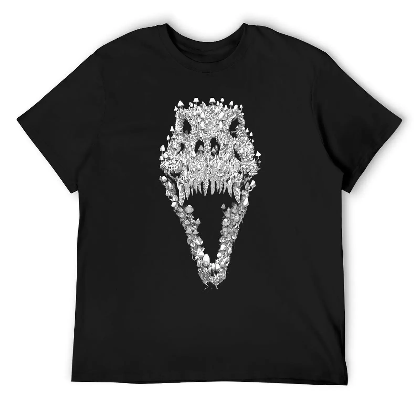 SPORS - T-REX SHROOM SKULL T-Shirt heavyweights customs summer tops designer shirts men tshirt