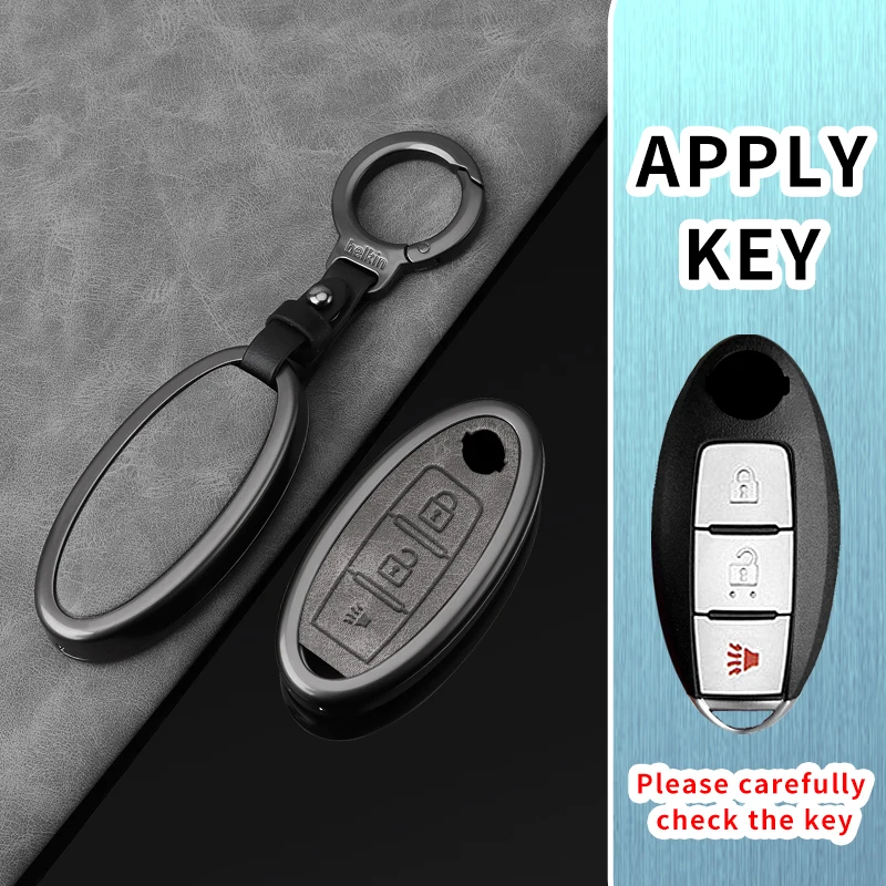 For Nissan Qashqai Juke X-Trail T31 T32 Altima Rogue Murano for Infiniti FX35 QX60 Q50 Key Case Cover Car Keyshell Holder view 5