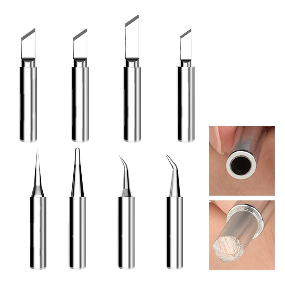 

10pcs Soldering Iron Tips For 936/937/938/969/852/858/952 Soldering Station Welding Tool Internal Heating Soldering Iron Head