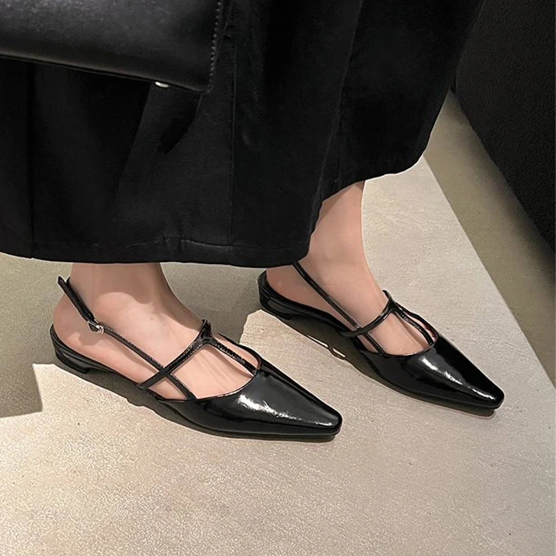 Pumps Frauen Sandalen Mit Hohen Absätzen Retro Rom Low Heels Schuhe Für Frauen Sommer 2025, INS Echt