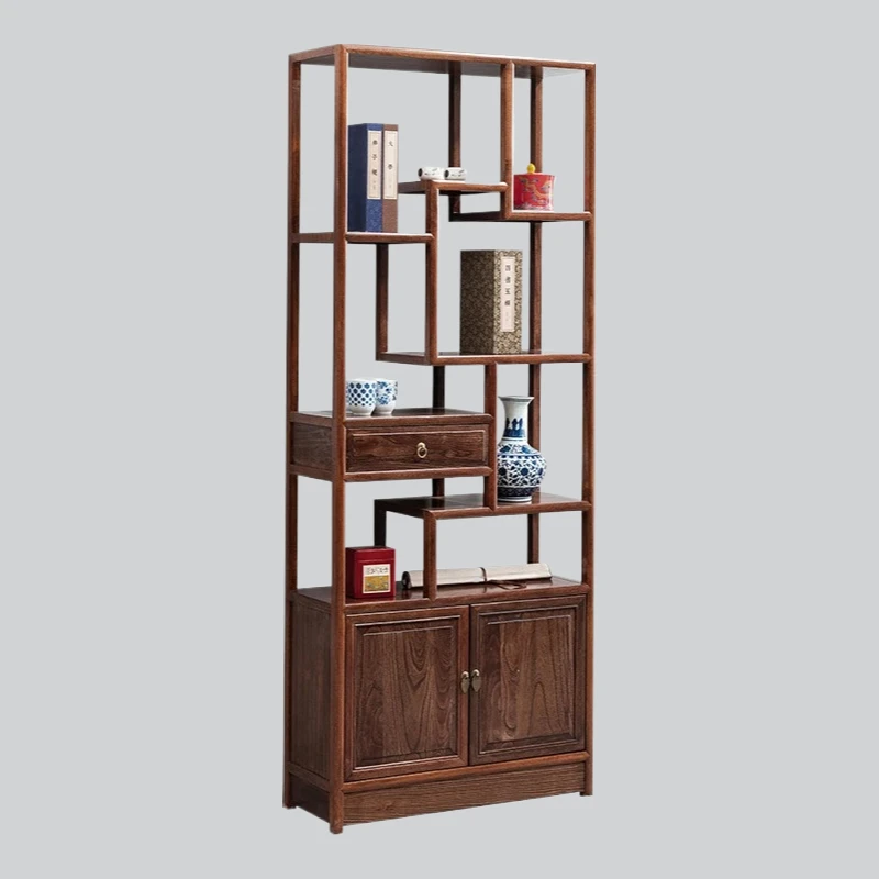 A  sale Solid wood small Bogu frame,  modern simple shelf, entrance cabinet, Duobao Pavilion display rack, combined cabinet