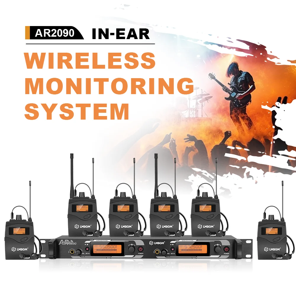 

LMBGM-AR2090 In Ear Wireless Monitoring System Multi transmitter In Ear Wireless Monitoring Professional Stage Performance