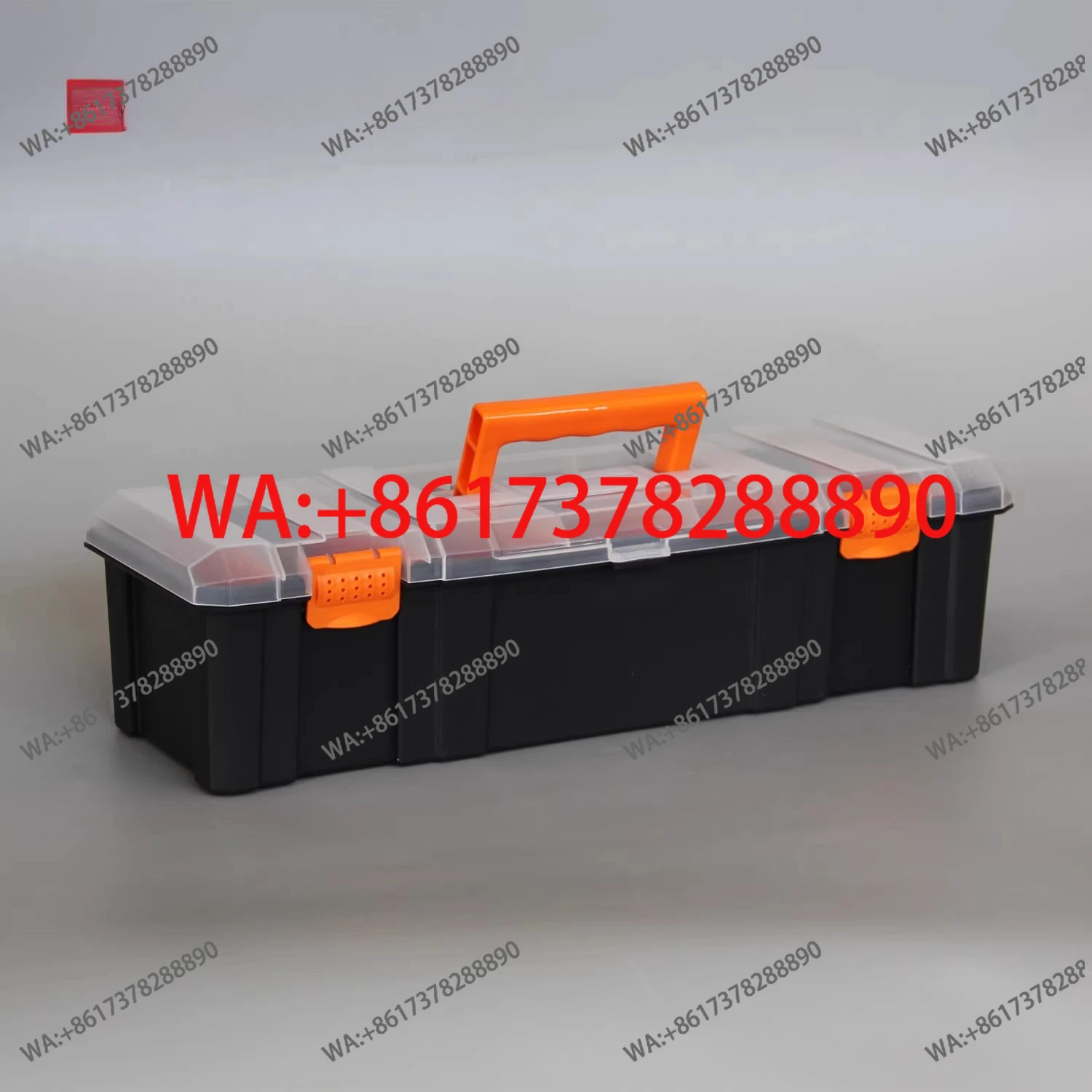 Single layer double layer building block toy storage box components toolbox long