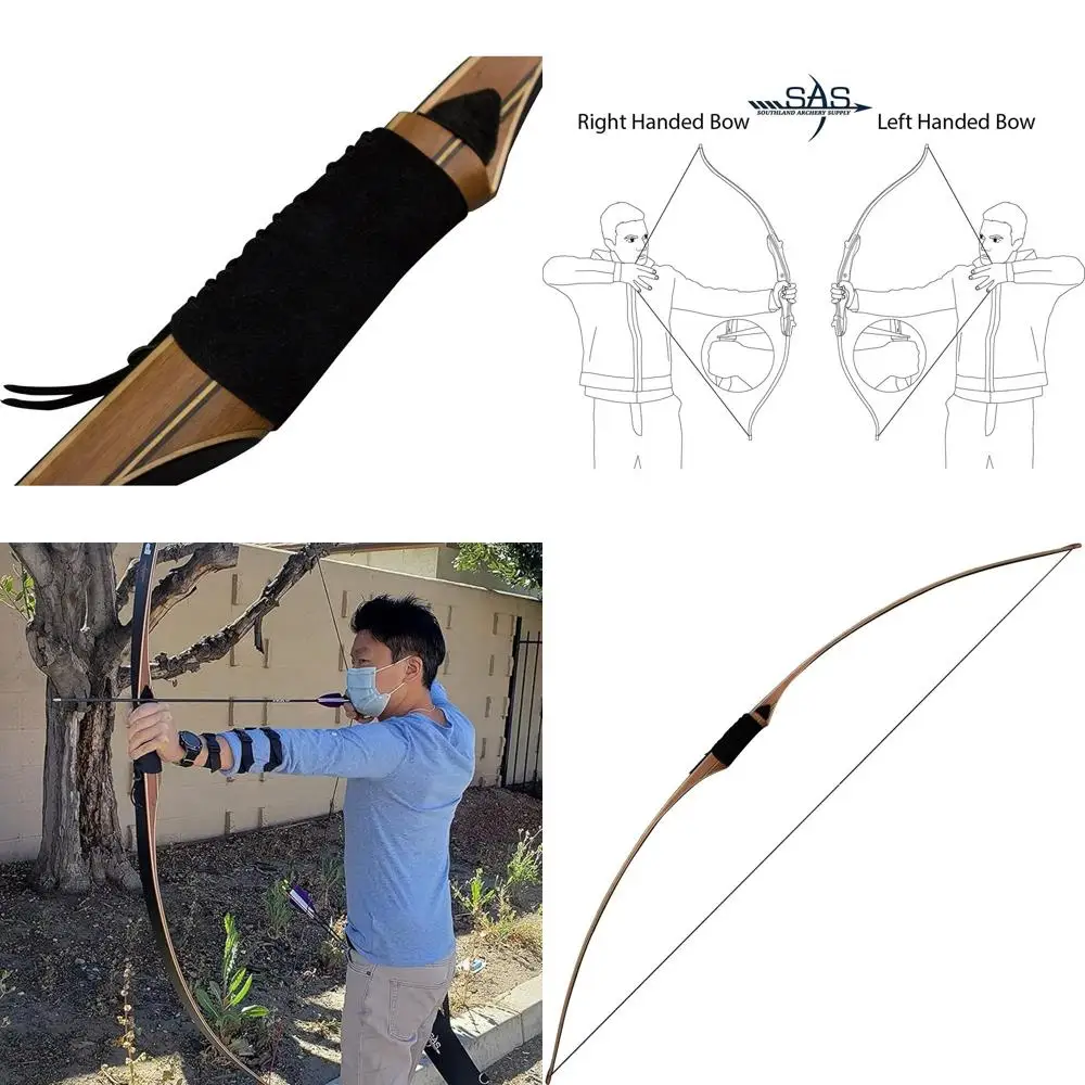 

Pioneer 68" Longbow Traditional Wood Long Bow - Both Right Hand and Left Hand - Archery Target Hunting